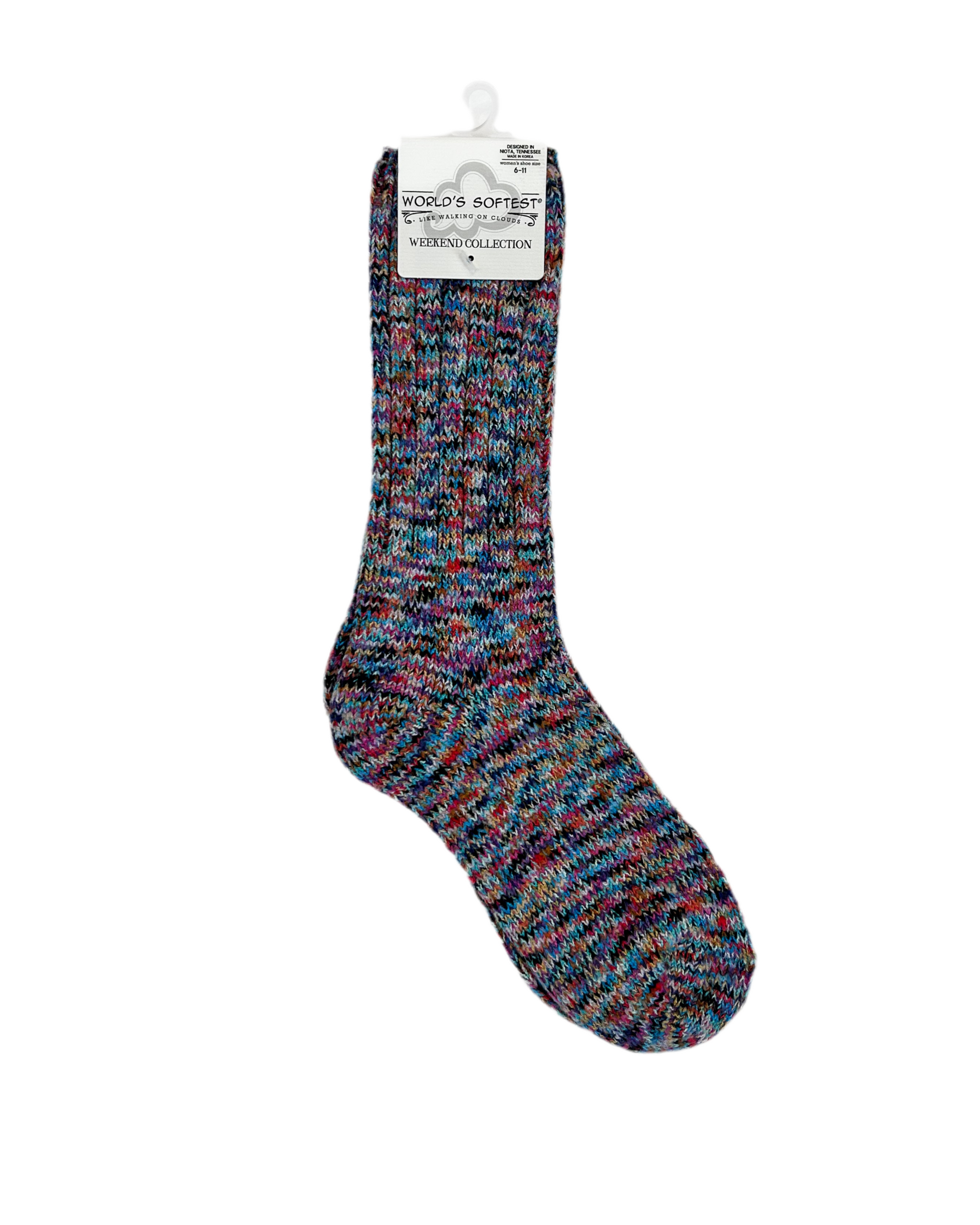 Blue Mix Socks