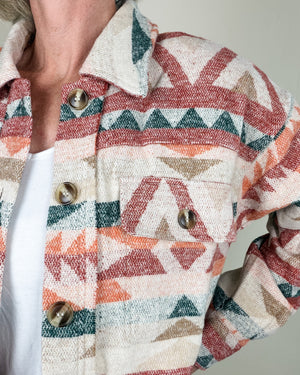 Aztec Shacket - 3 Colors
