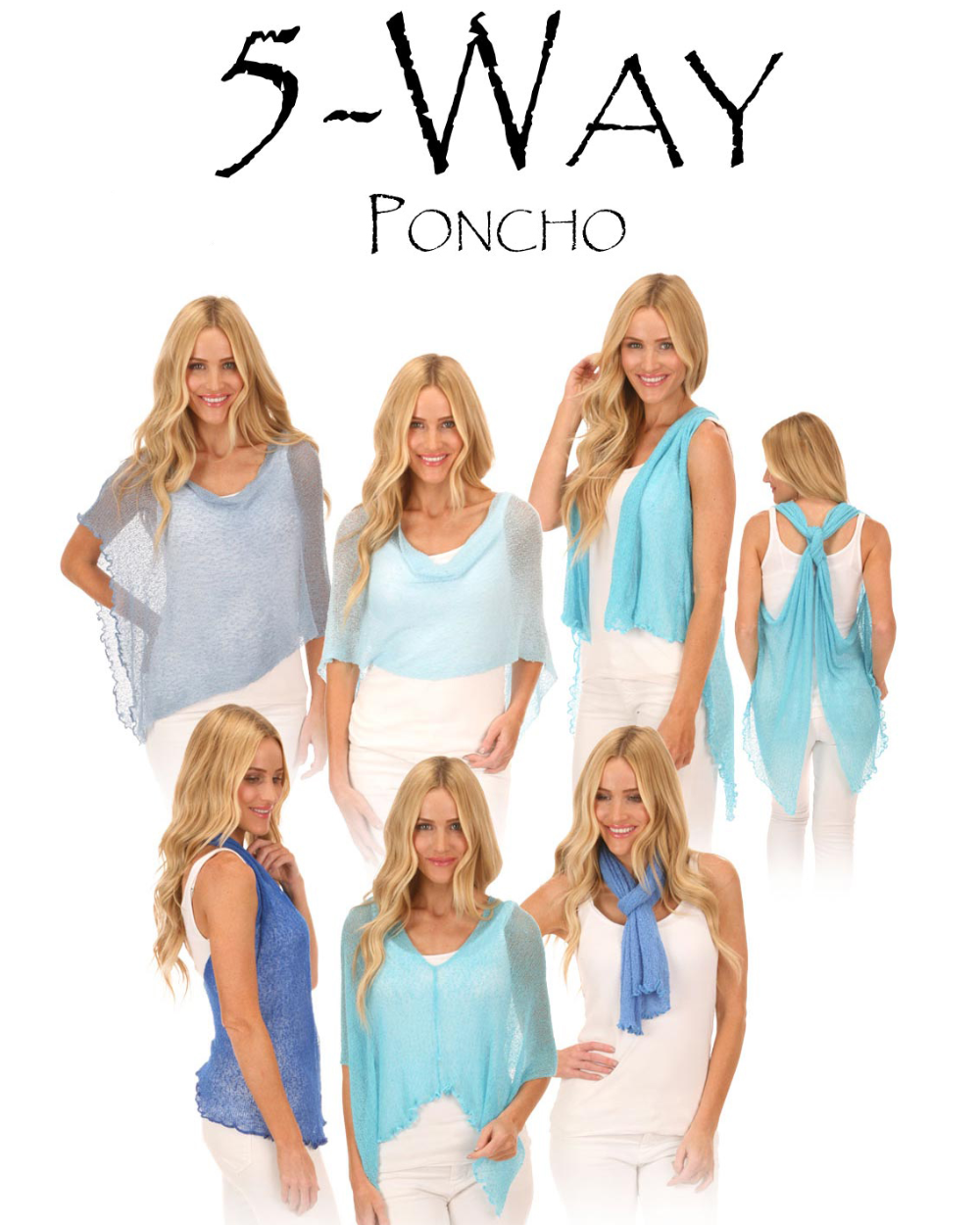Tissue Knit Poncho