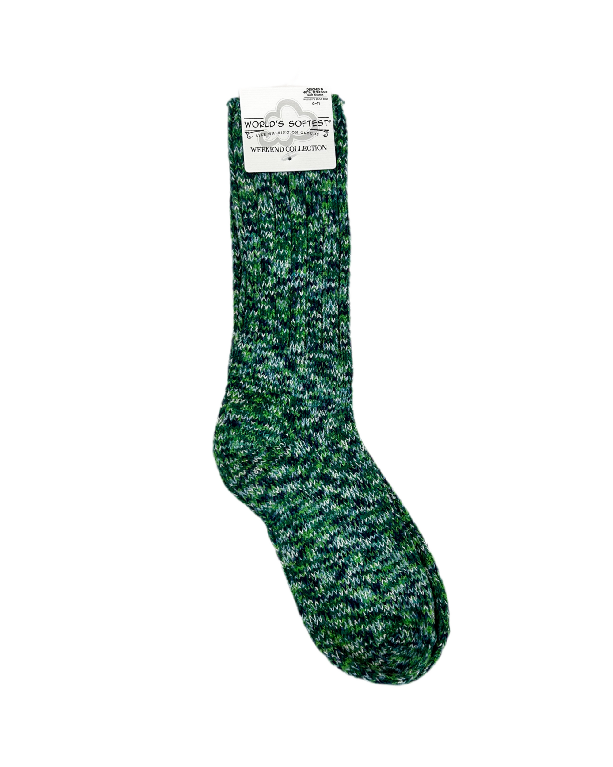 green mix socks