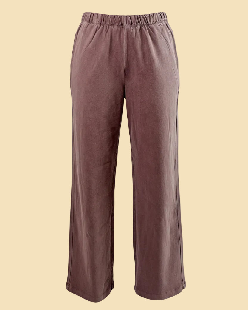 brown knit pants