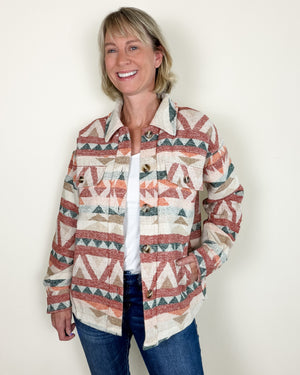 Aztec Shacket - 3 Colors