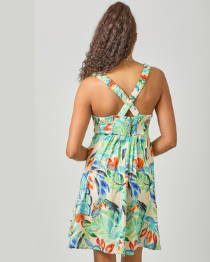 Beach gauze tunic dress