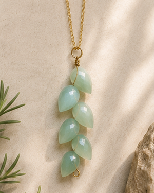 Aquamarine necklace