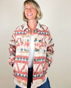 Aztec Shacket - 3 Colors