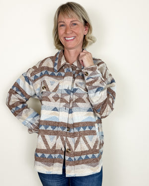 Aztec Shacket - 3 Colors
