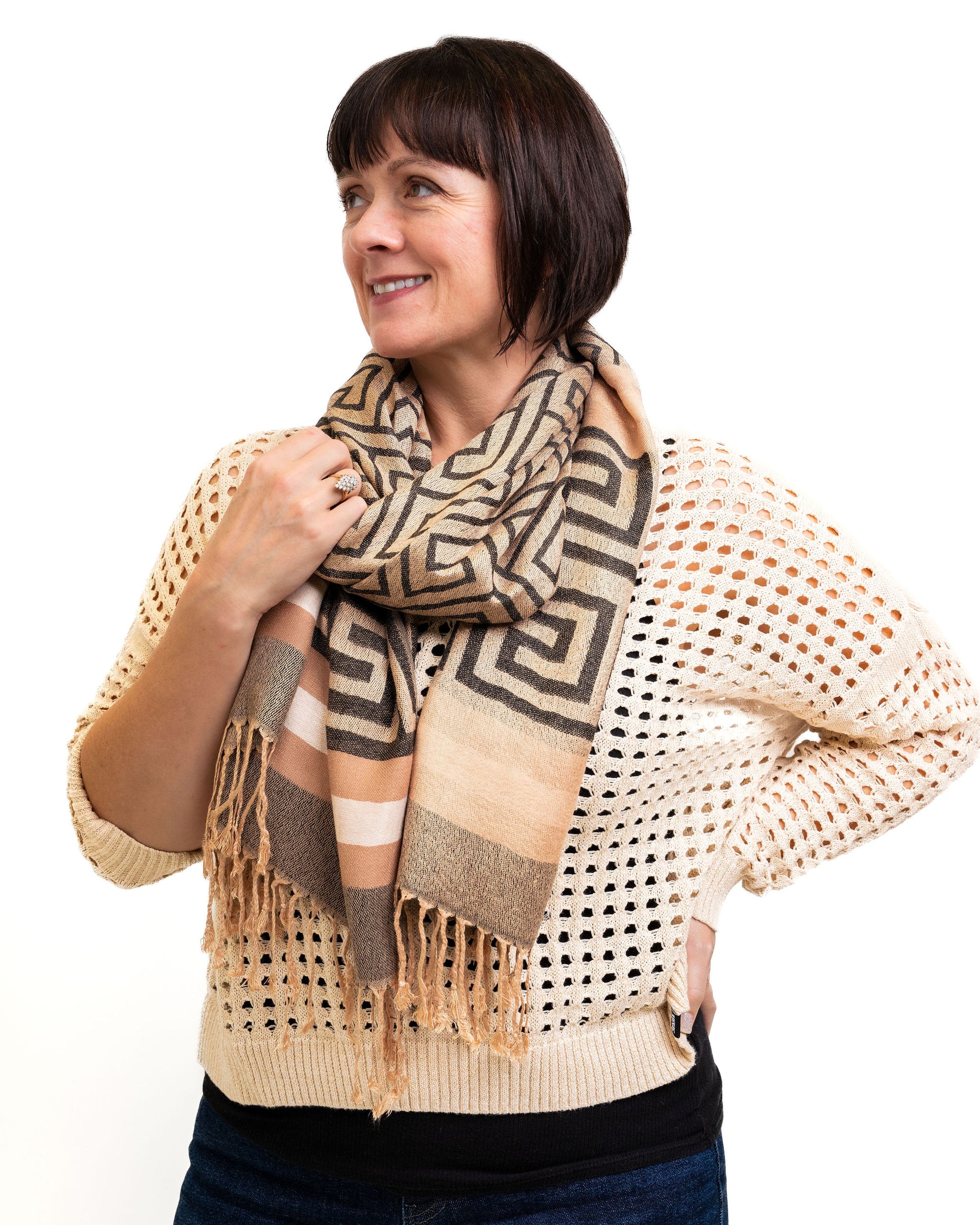 greek pashmina scarf