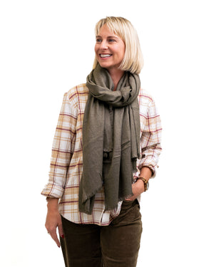 Olive scarf