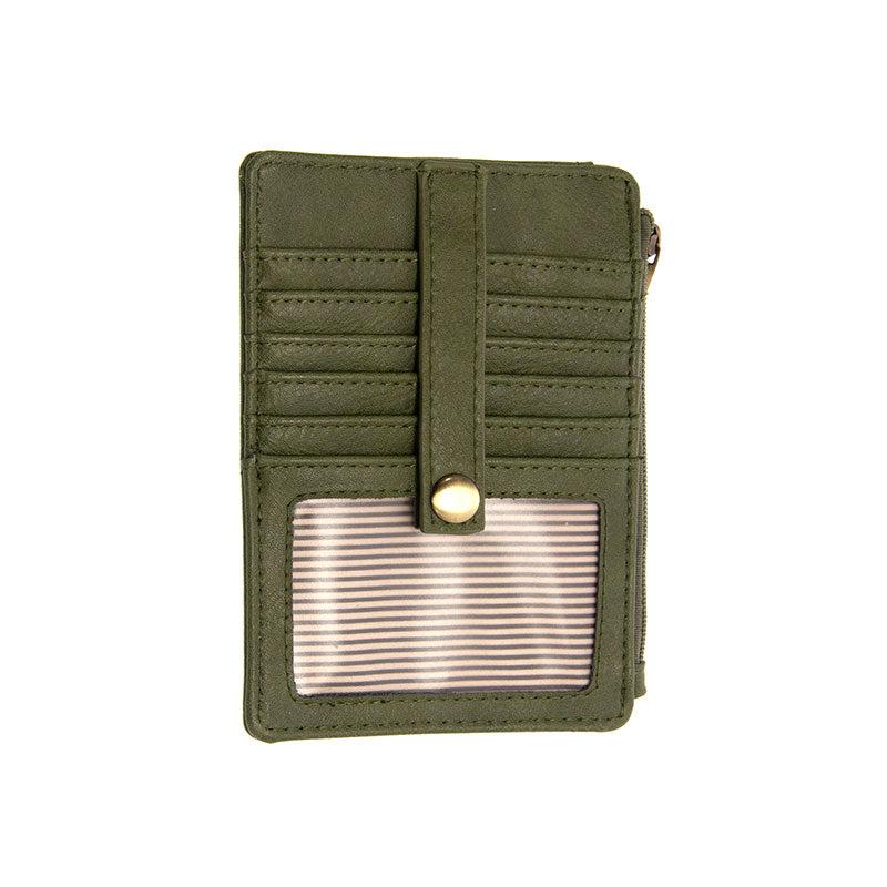 dark green wallet