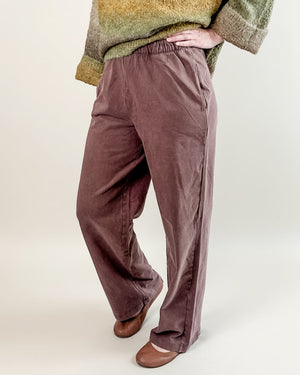 brown knit pants