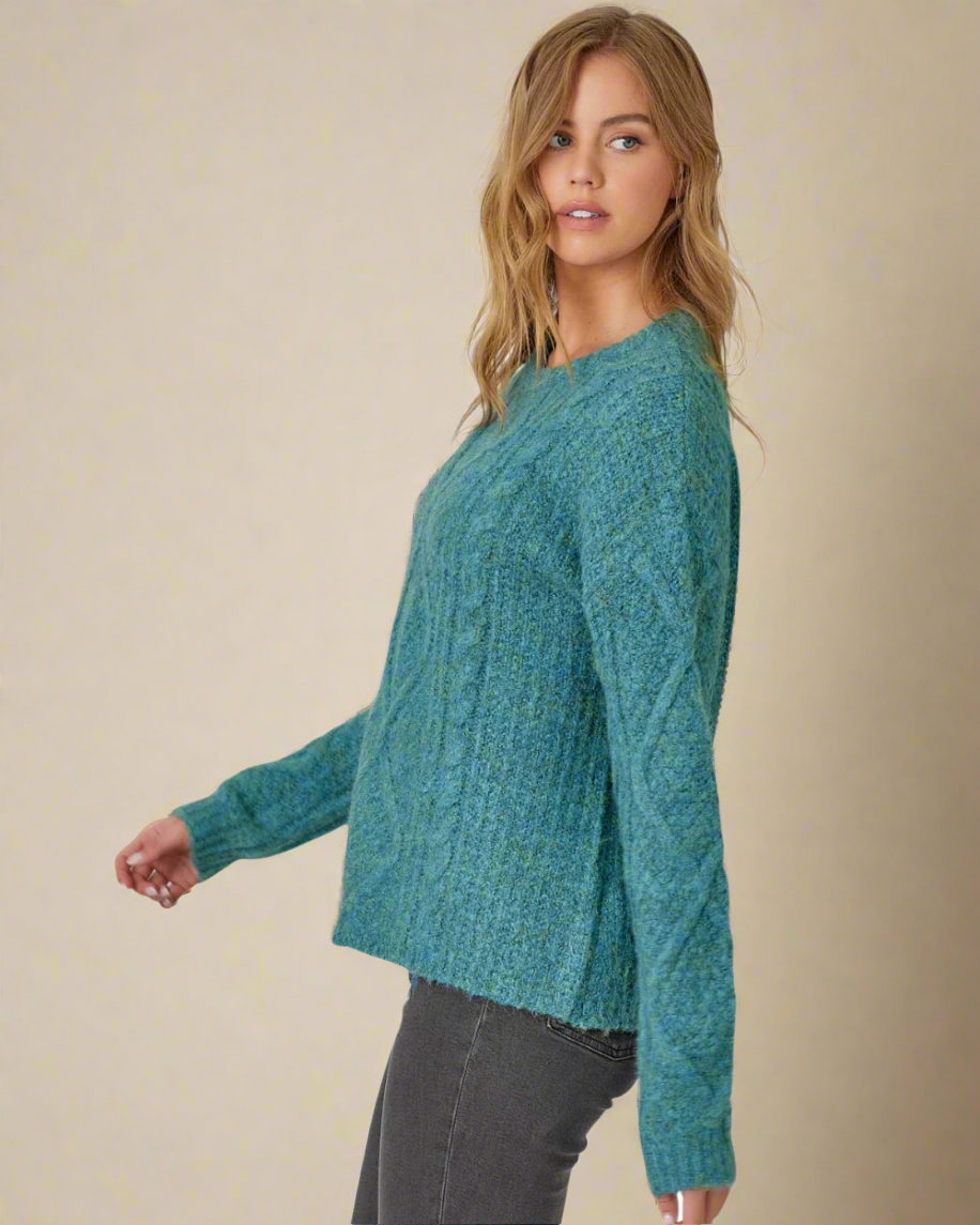 emerald sweater