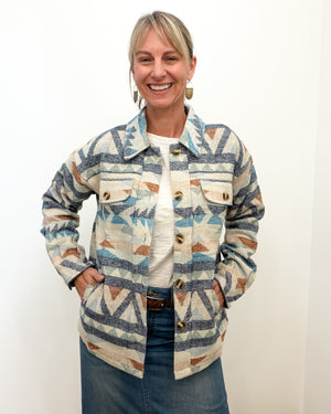 Aztec Shacket - 3 Colors
