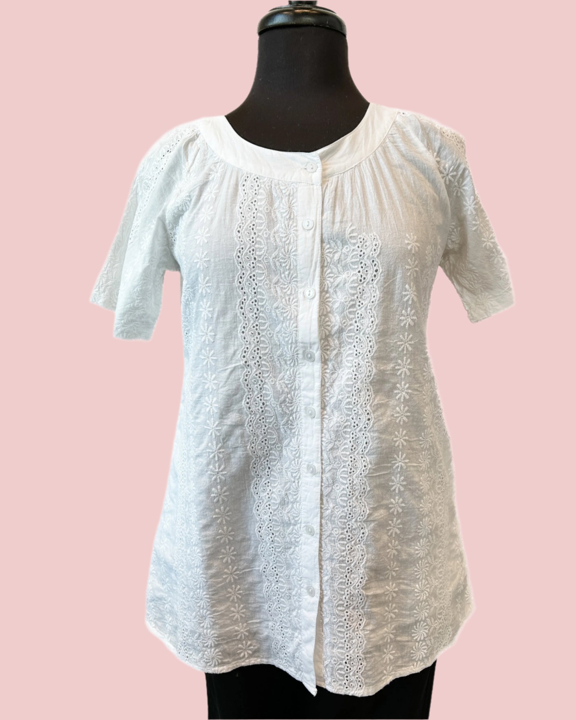 White Button S/S