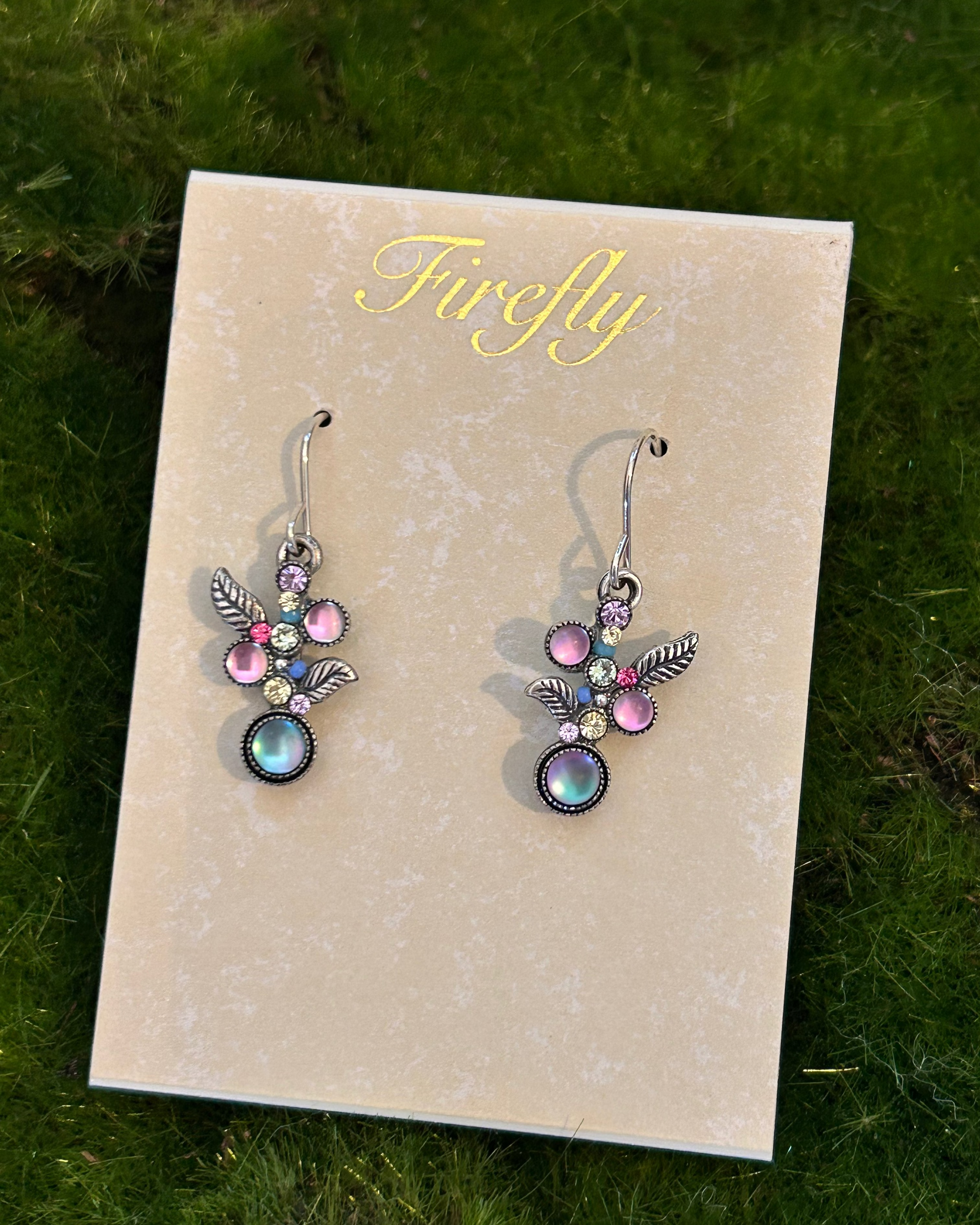 pastel soft moonlight earrings