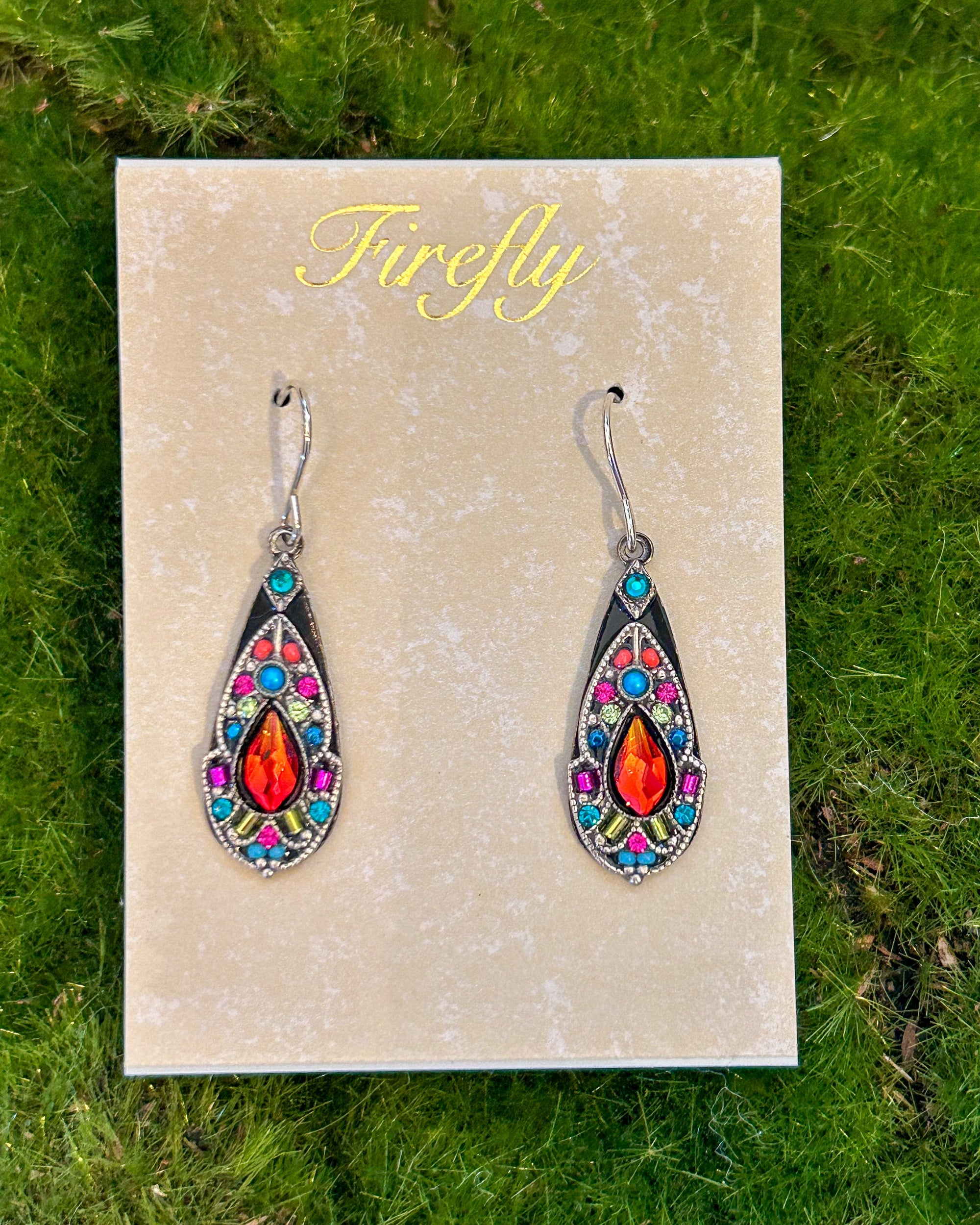 Firefly drop earrings