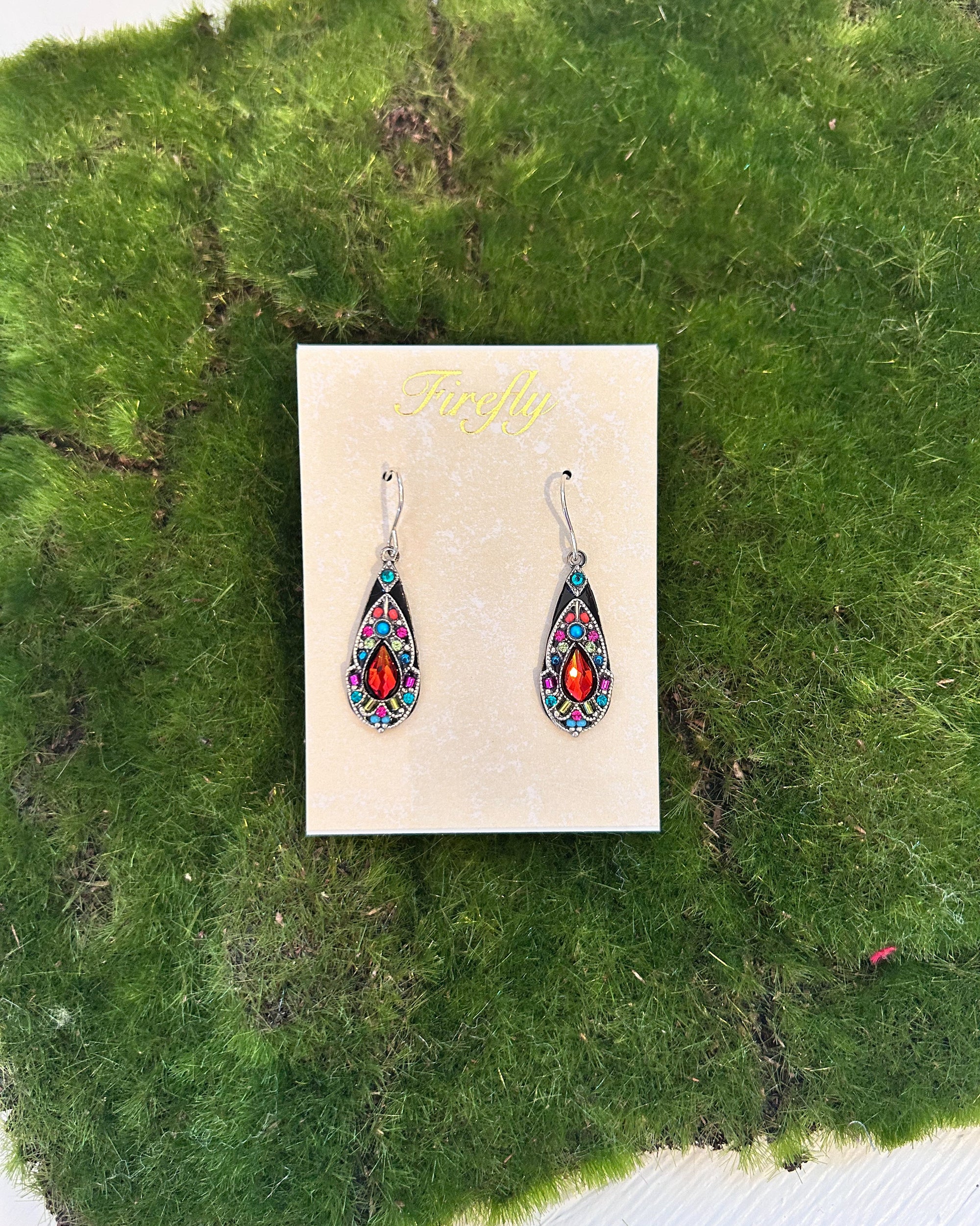 Firefly drop earrings