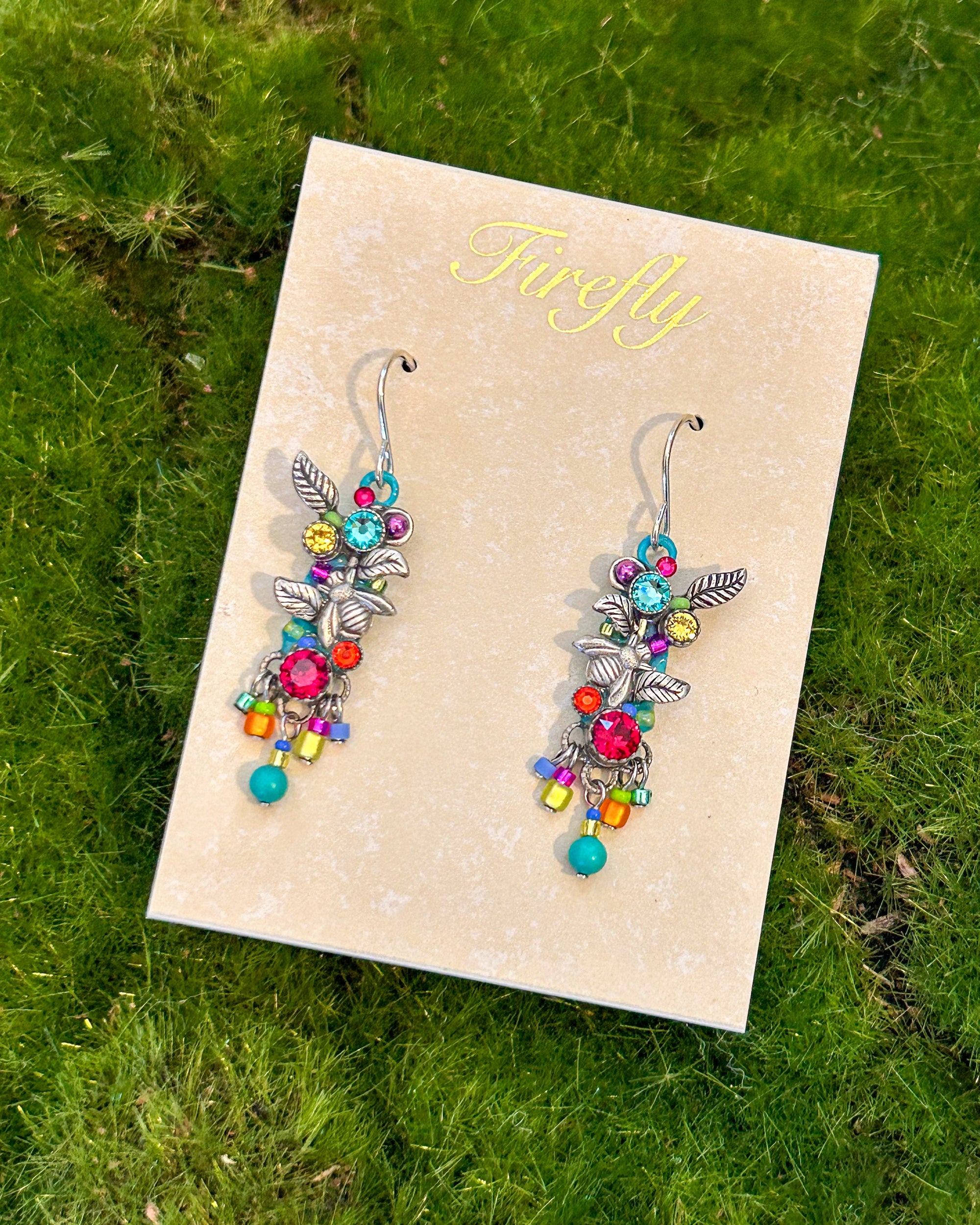 bee pendant earrings