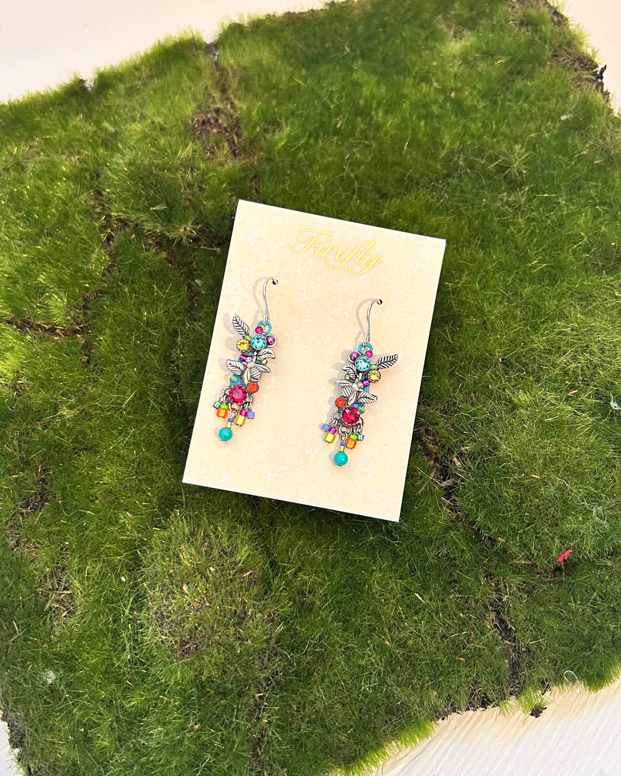 bee pendant earrings