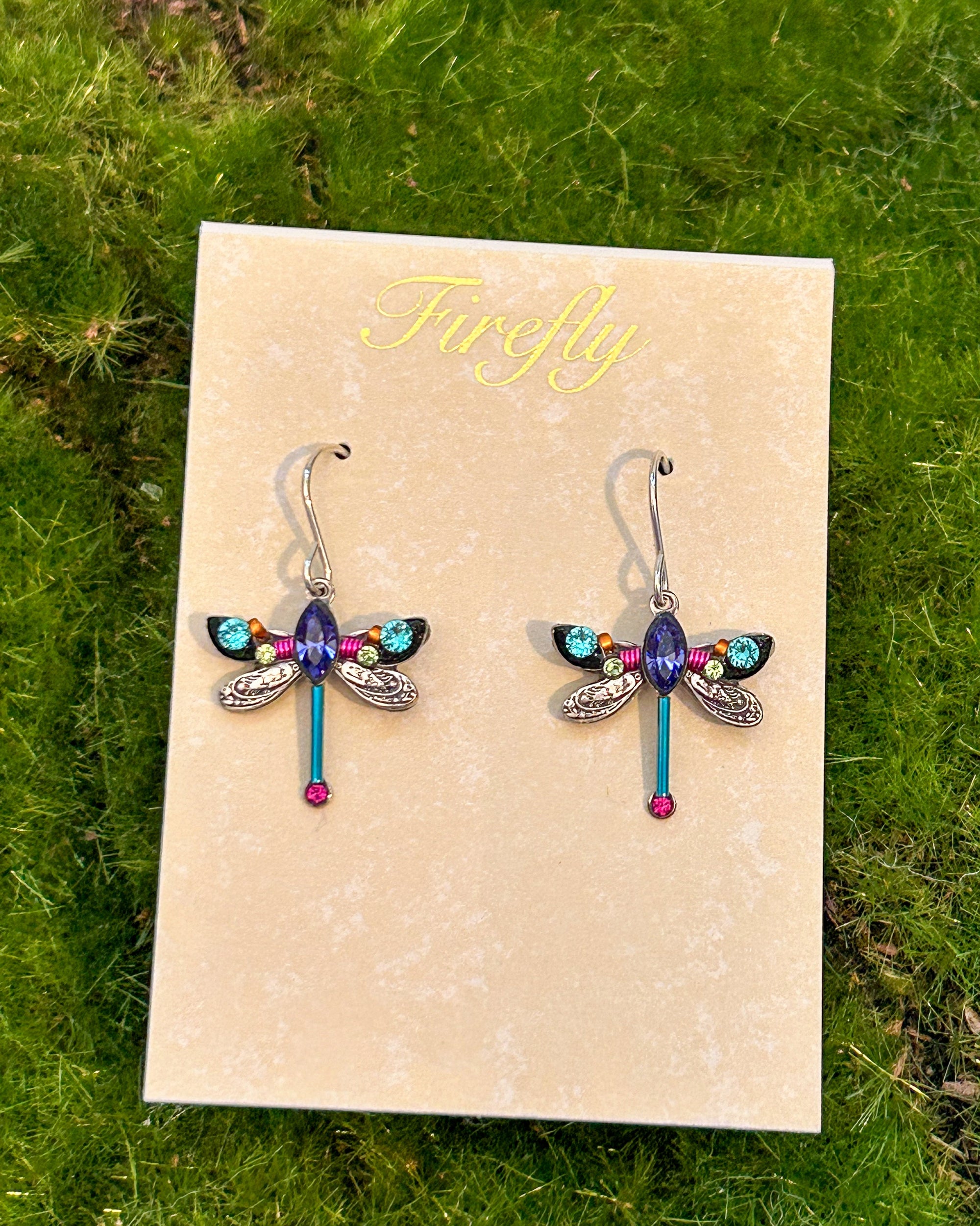 drangon fly earrings
