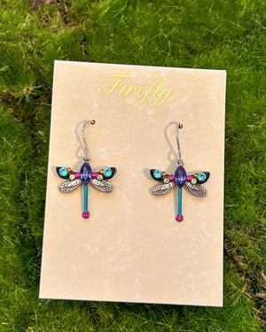 drangon fly earrings