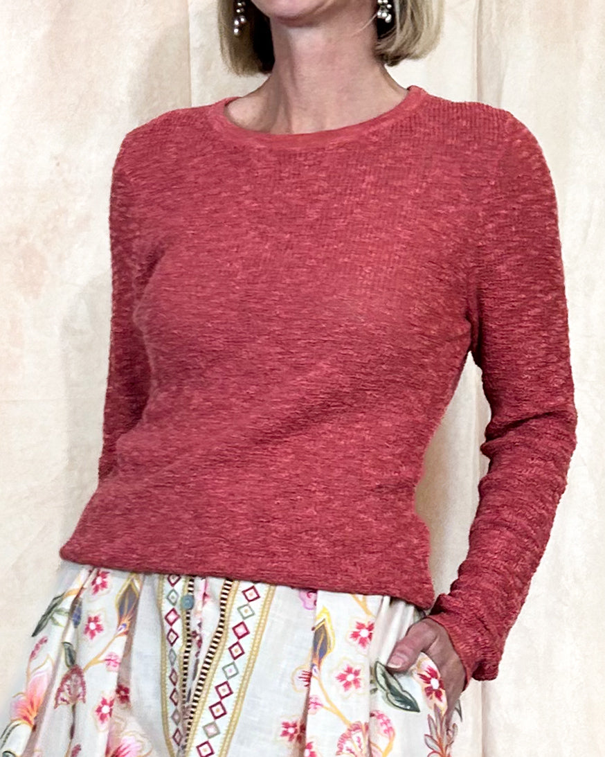 Edina tsweater in copper