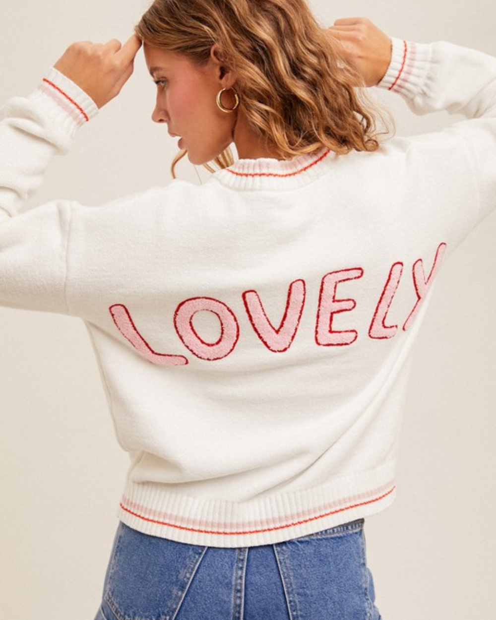 lovely zip up sweater jacket