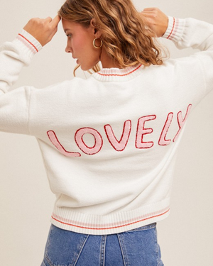 lovely zip up sweater jacket