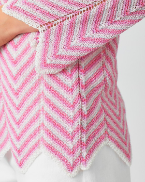 scallop edge sweater