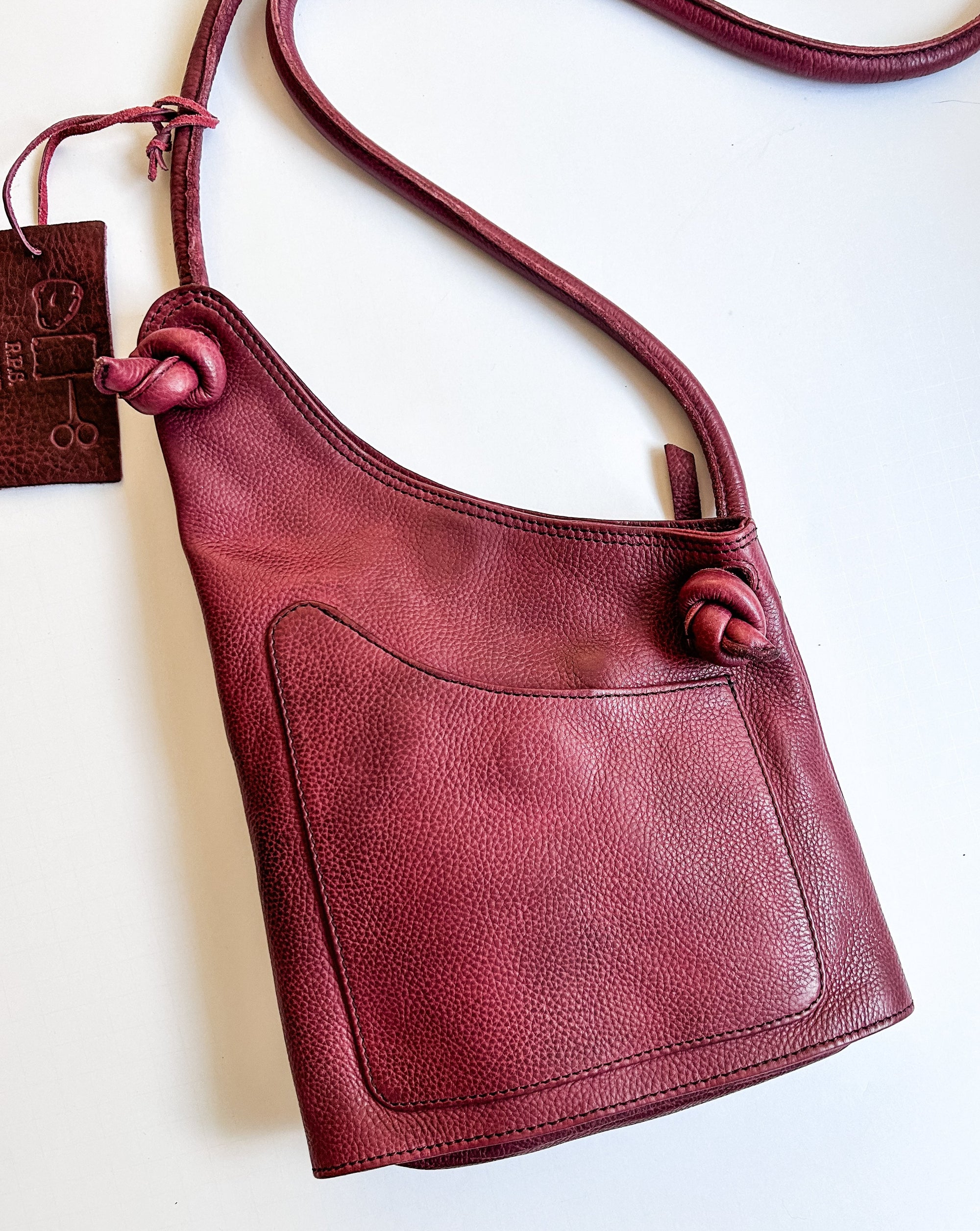 Burgundy L-shap Bag