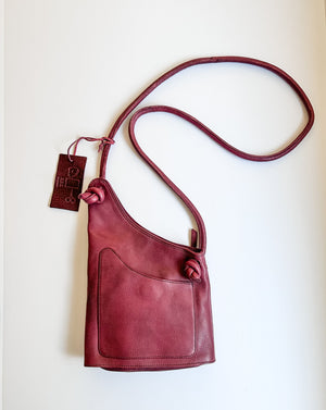 Burgundy L- Bag