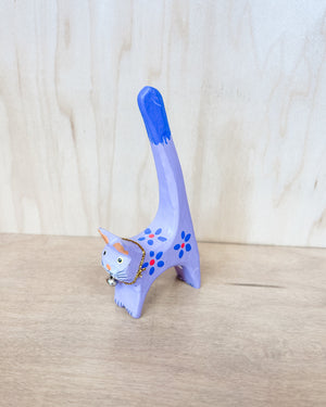 purple cat ring holder