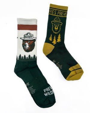 Smokey the bear socks