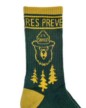 smokey green/yellow socks