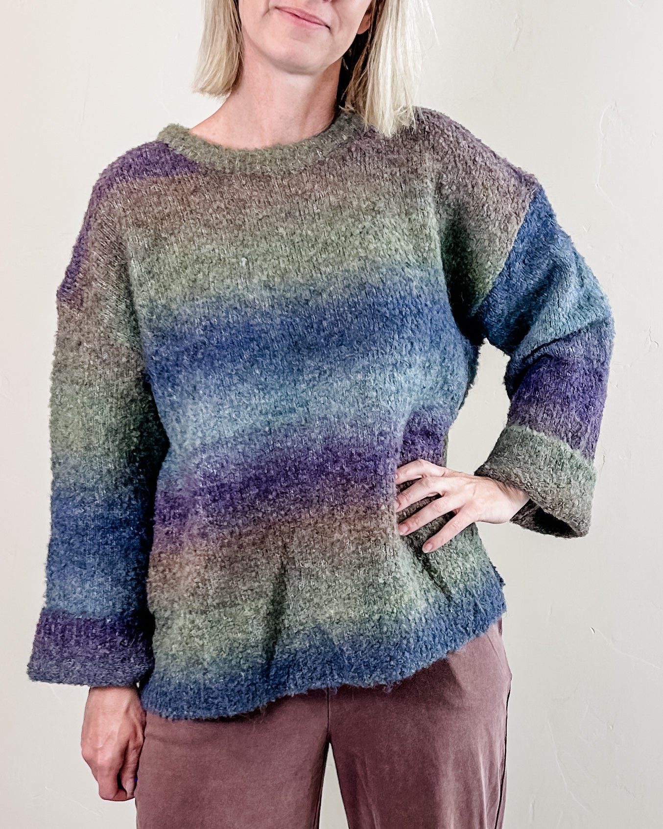 ombre sweater in Dust