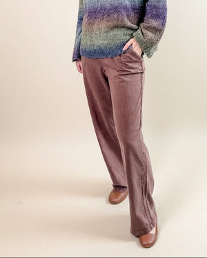 brown knit pants
