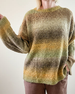 ombre sweater coffee