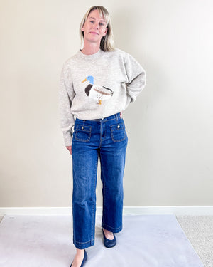 duck knit sweater