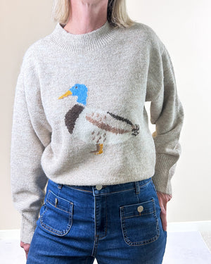 duck knit sweater