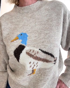 duck knit sweater