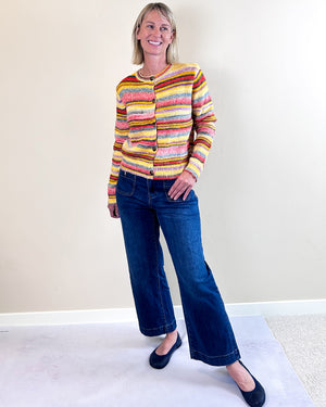 space dye cardigan