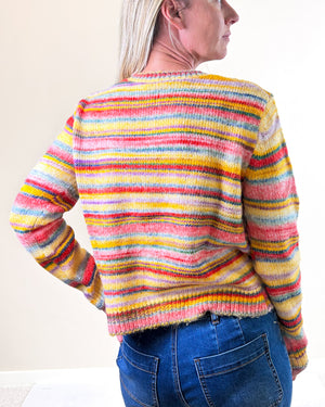 space dye cardigan