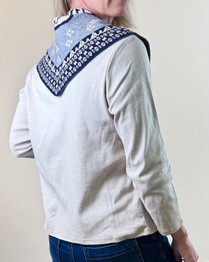 triangle sweater scarf