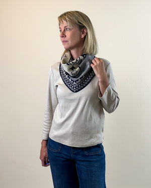 triangle sweater scarf