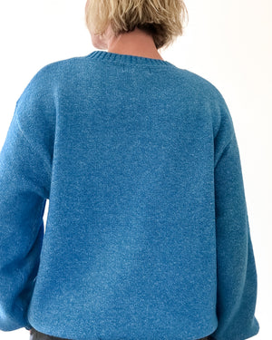 Not So Basic Blue Sweater