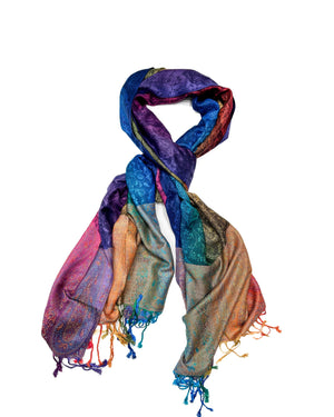 rainbow pashmina