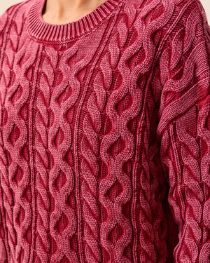Washed Crew Sweater