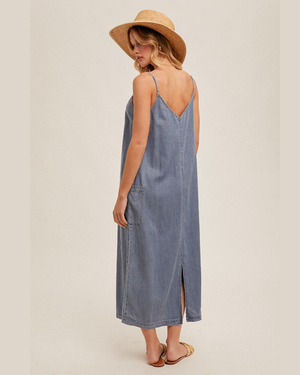 Overall Midi Dress