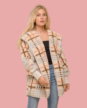 Cream cozy coat