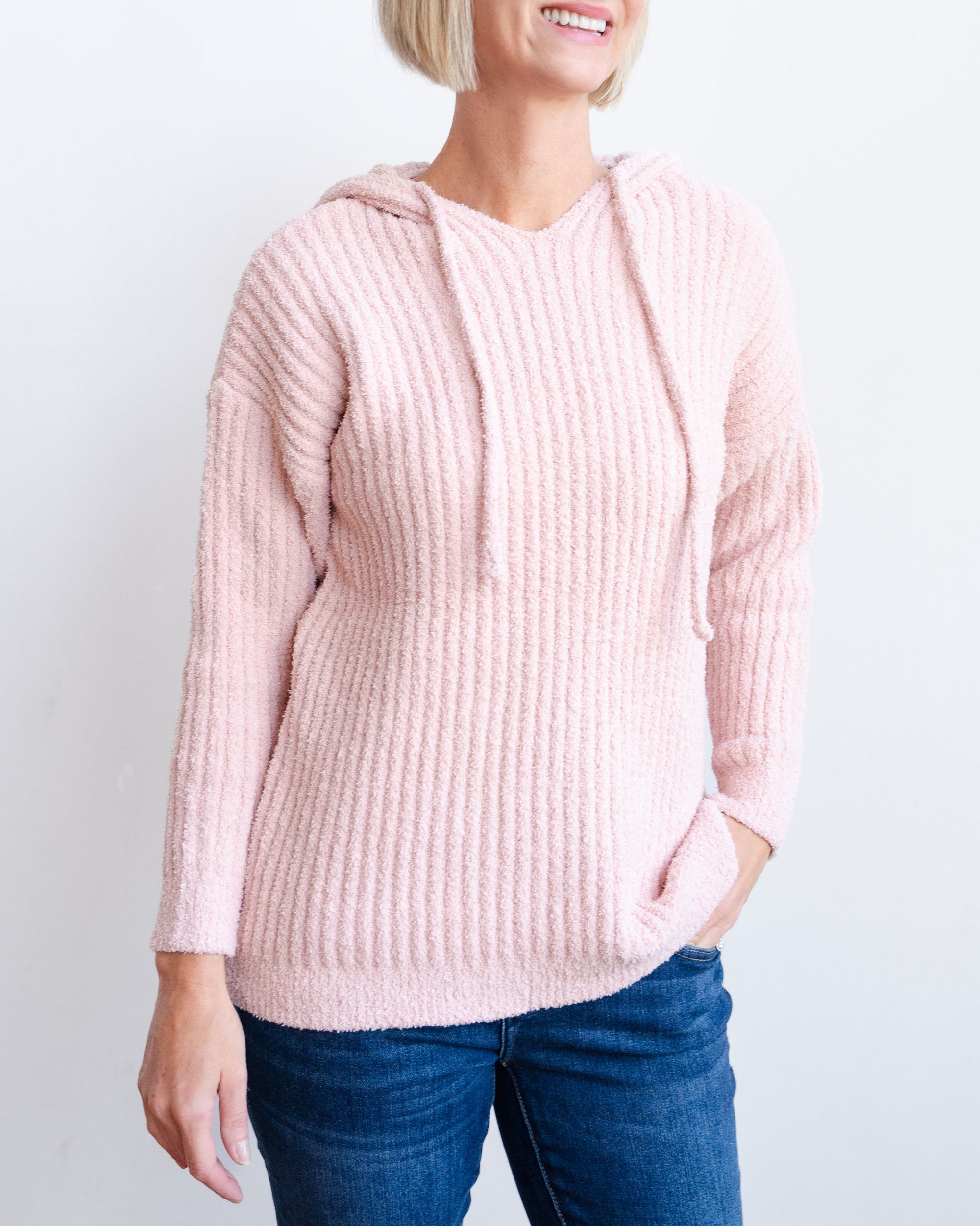 pink lounge sweater