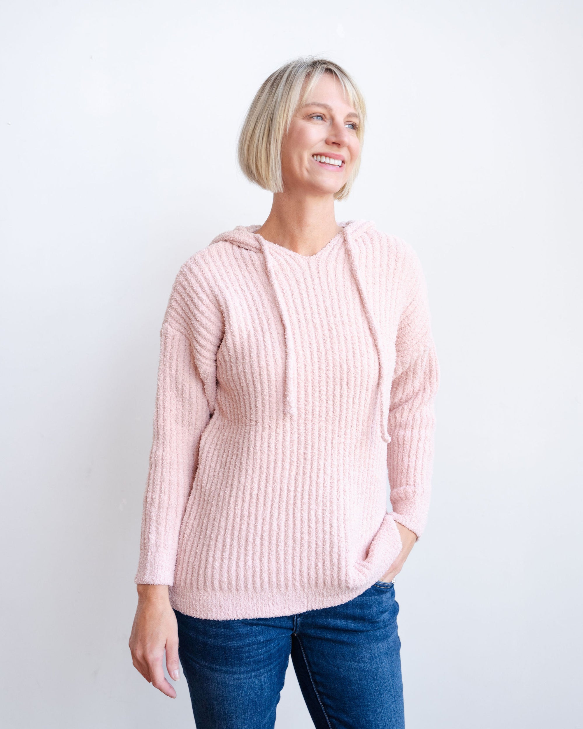 pink lounge sweater